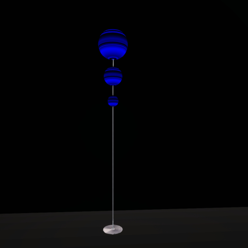 Second Life Marketplace Blue Moons Standlamp